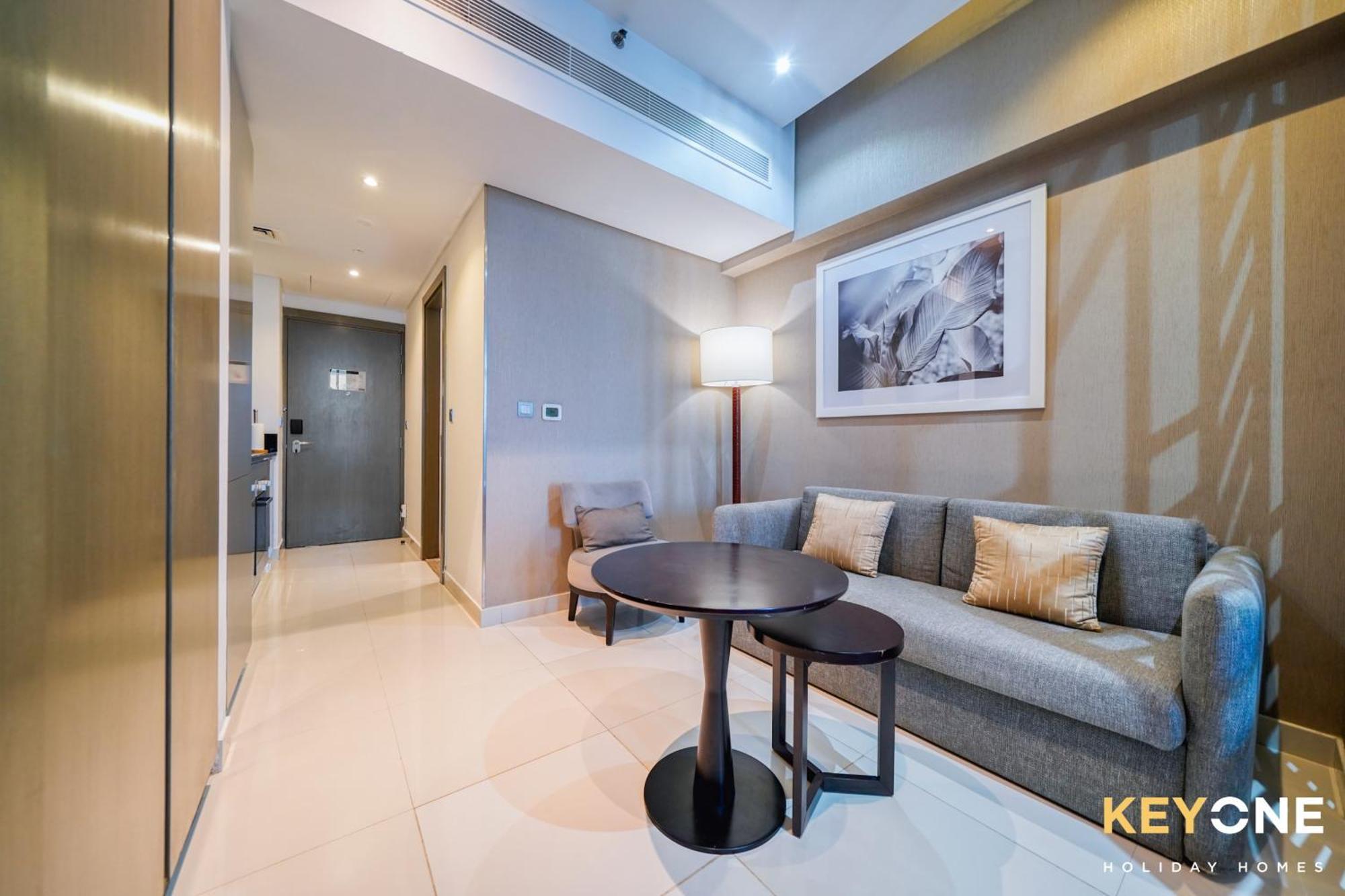 Sleek Studio In Prive With Stunning Canal View دبي المظهر الخارجي الصورة