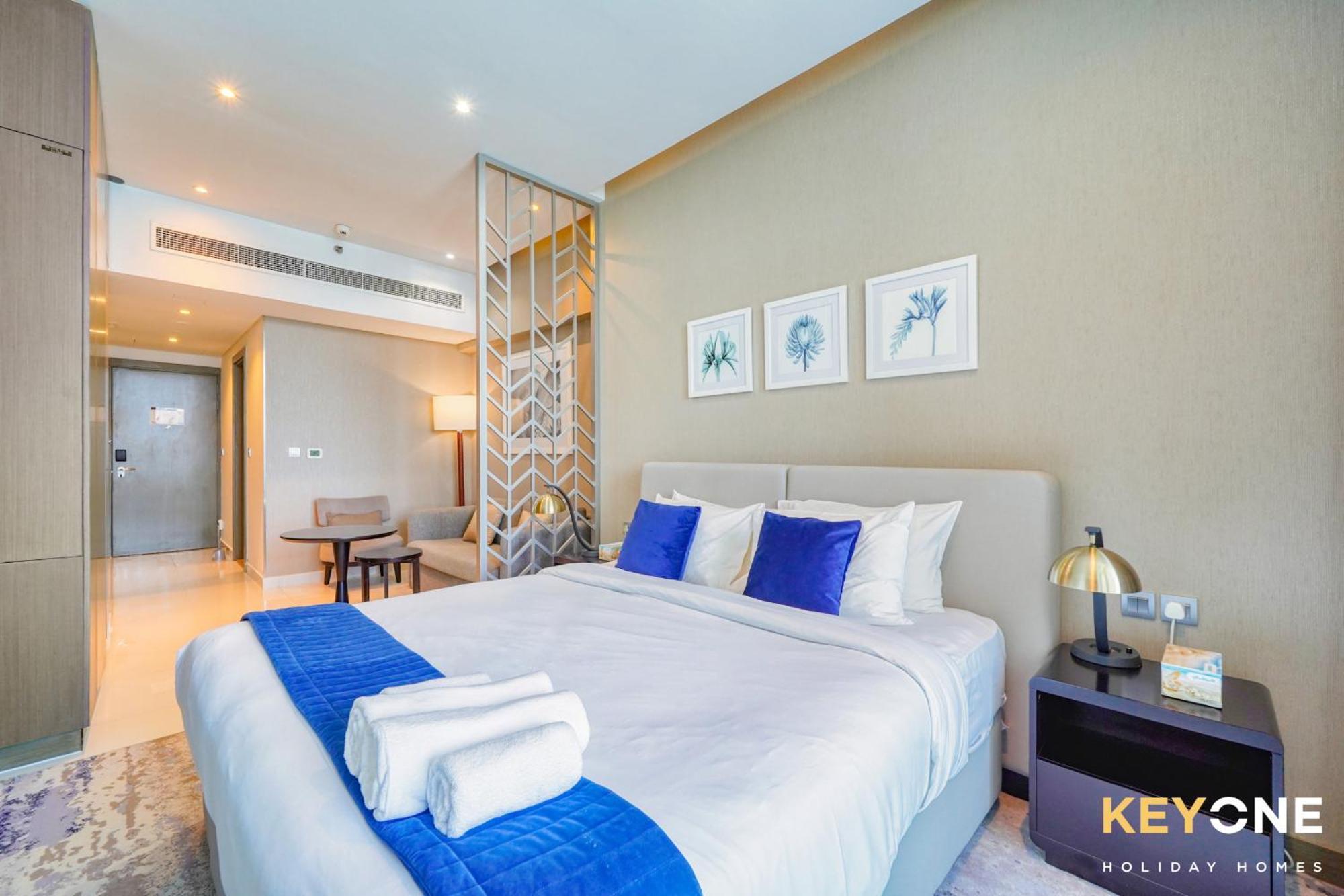 Sleek Studio In Prive With Stunning Canal View دبي المظهر الخارجي الصورة